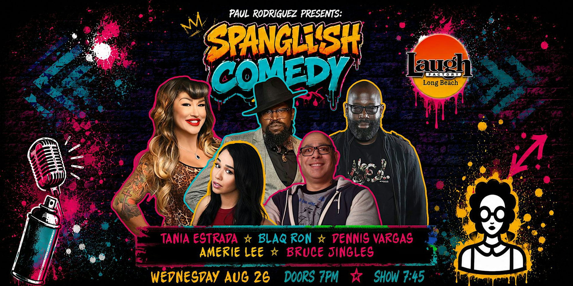 Spanglish Comedy at The Laugh Factory Long Beach