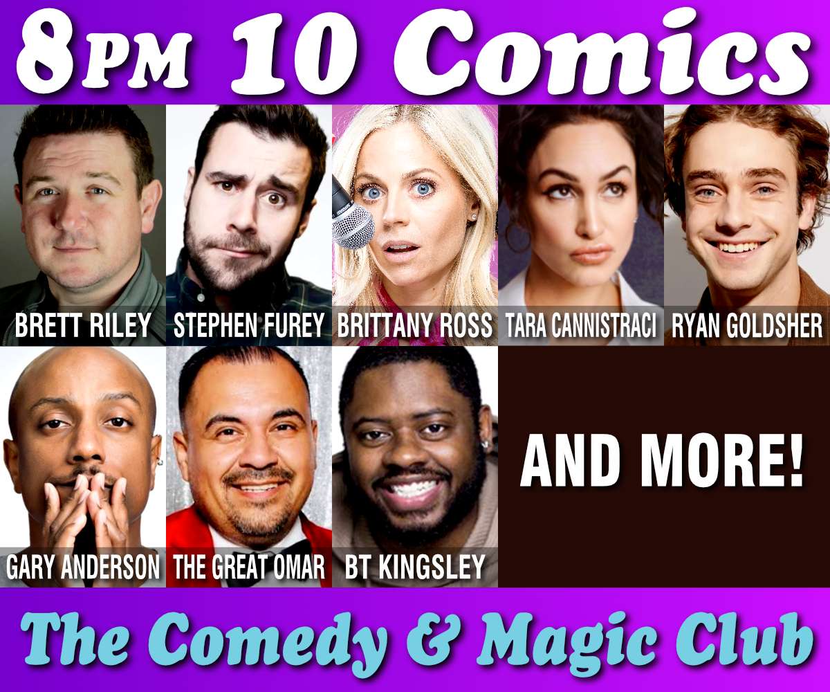 10 Comics Show at The Comedy & Magic Club