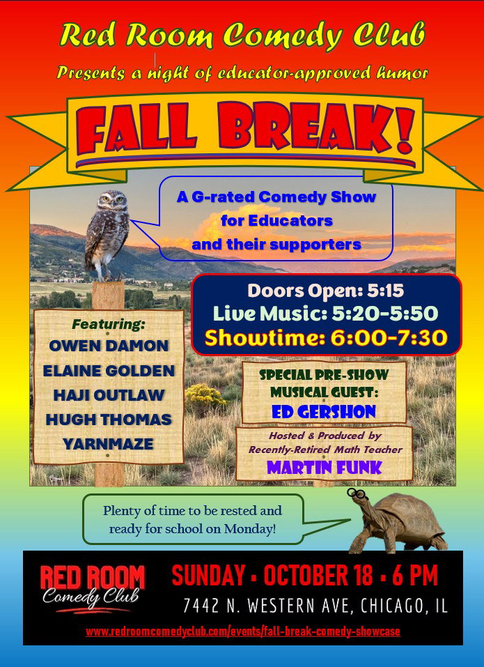 Fall Break at RED ROOM Comedy Club