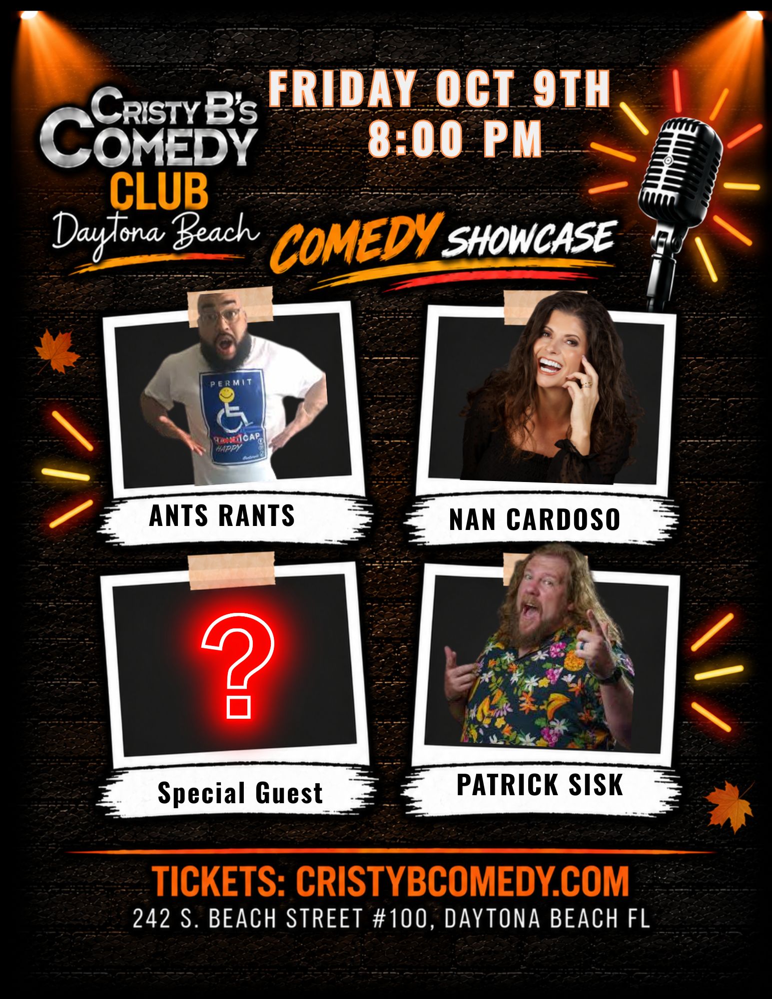 Comedy Showcase at Cristy B's Comedy Club