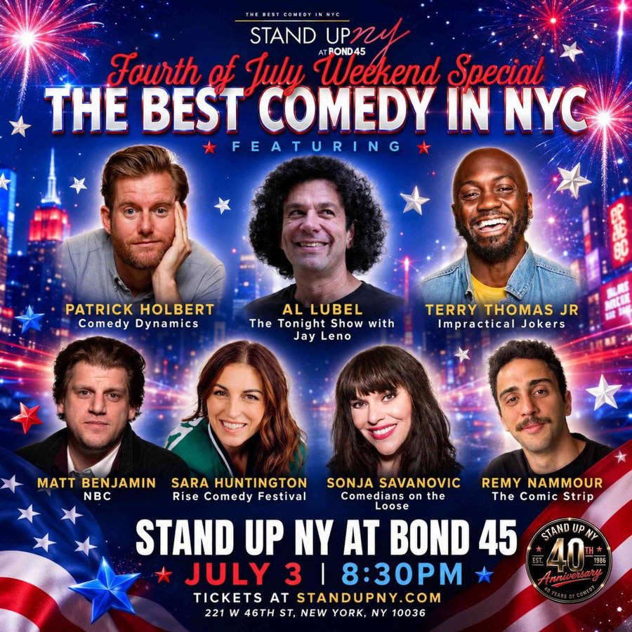 Fourth of July Weekend Special at Stand Up NY
