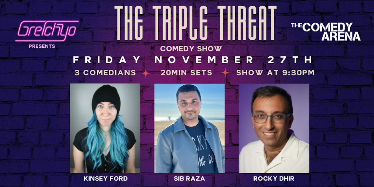 The Triple Threat Comedy Show at The Comedy Arena