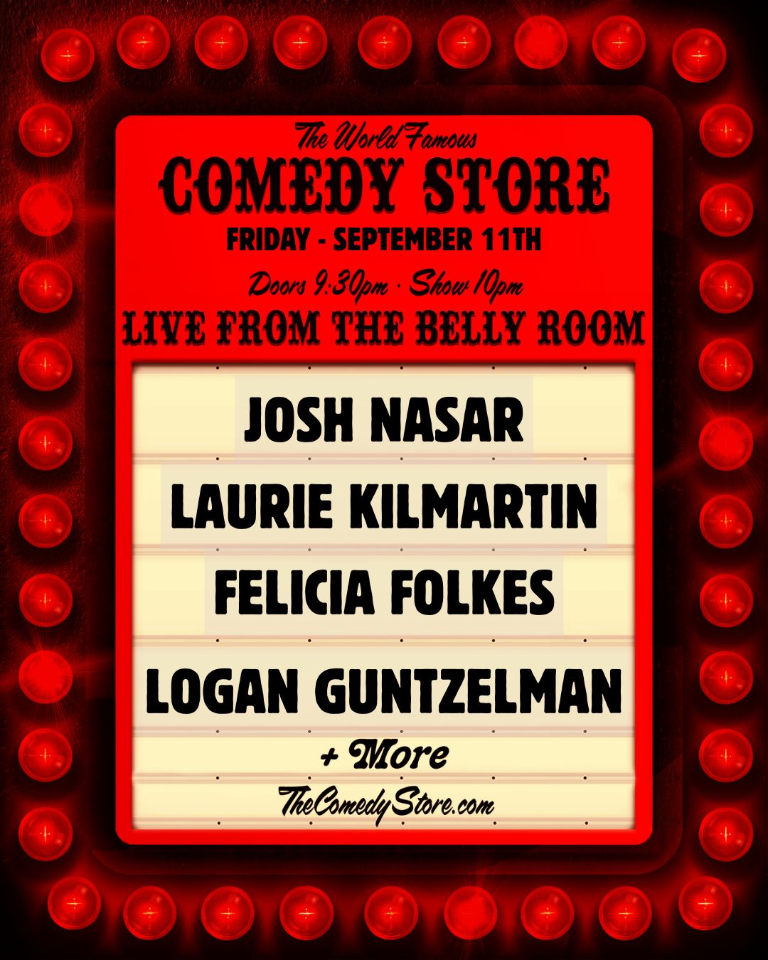 Sets from the Belly at The Comedy Store