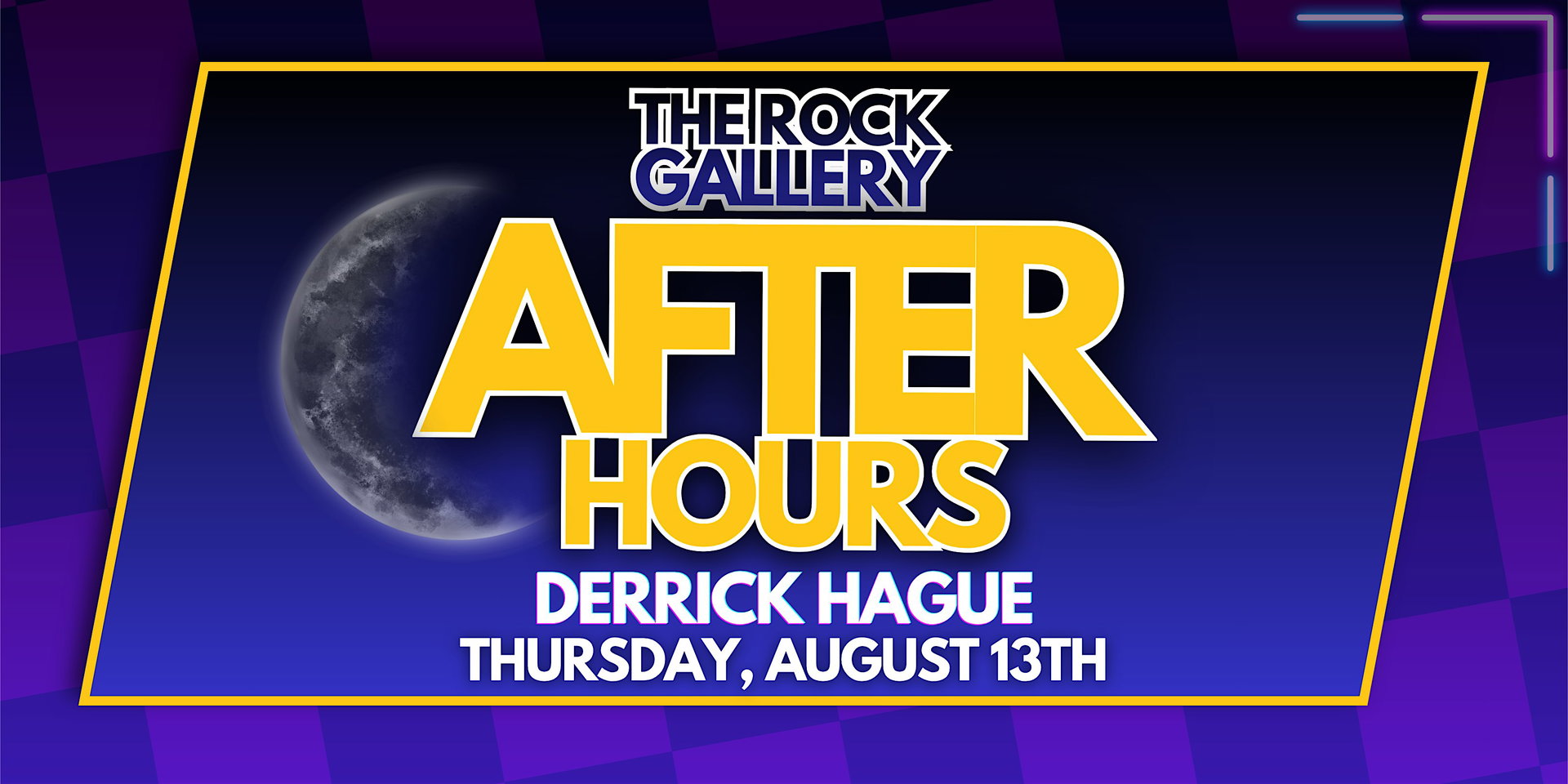 Derrick Hague at The Rock Gallery Comedy Club