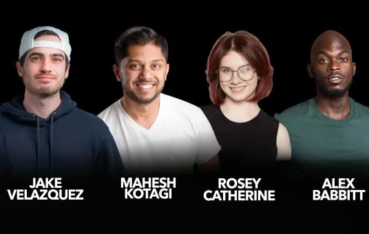 Mahesh Kotagi, Jake Velazquez, Rosey Catherine, Alex Babbitt at New York Comedy Club Stamford