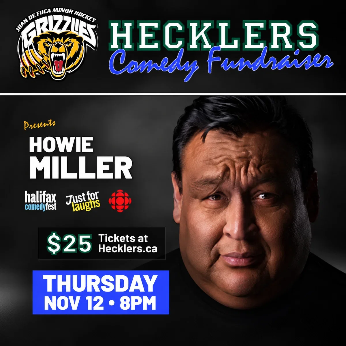 Fundraiser for JDF Hockey U18 at Hecklers Bar & Grill