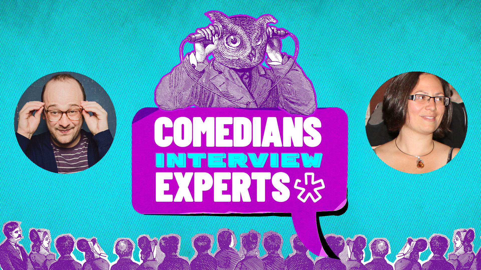 Comedians Interview Experts at Caveat