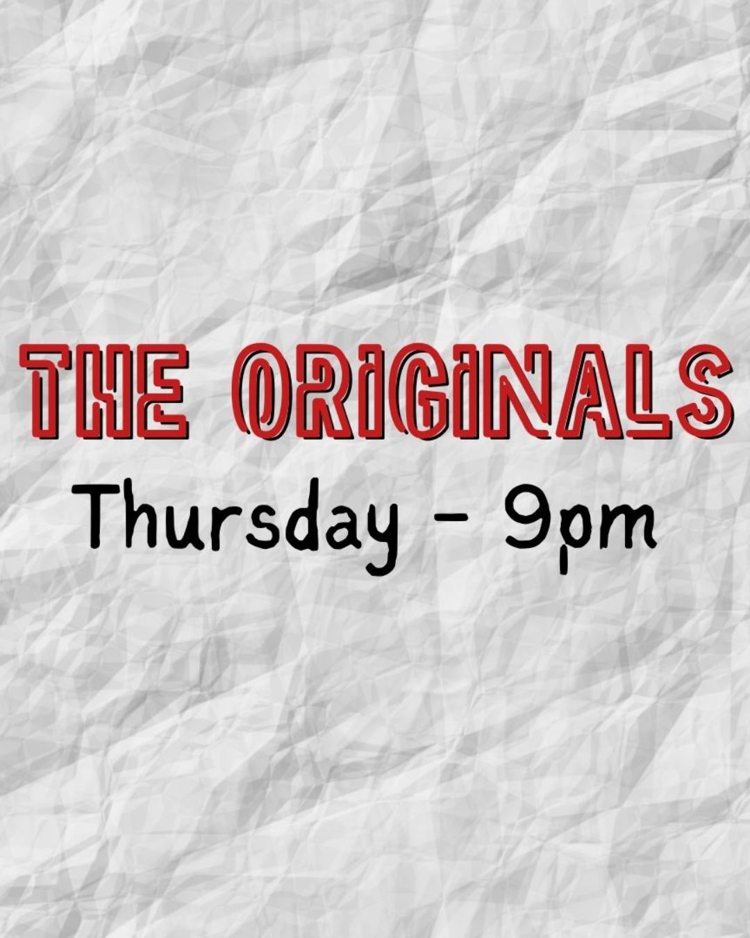 The Originals at The Comedy Store