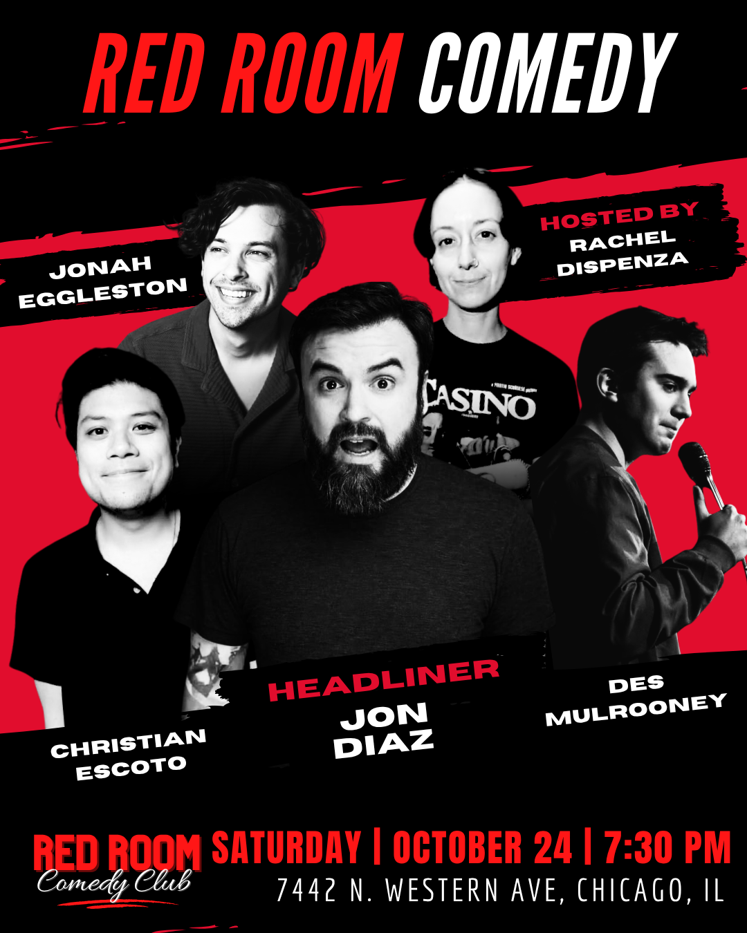 RED ROOM COMEDY at RED ROOM Comedy Club