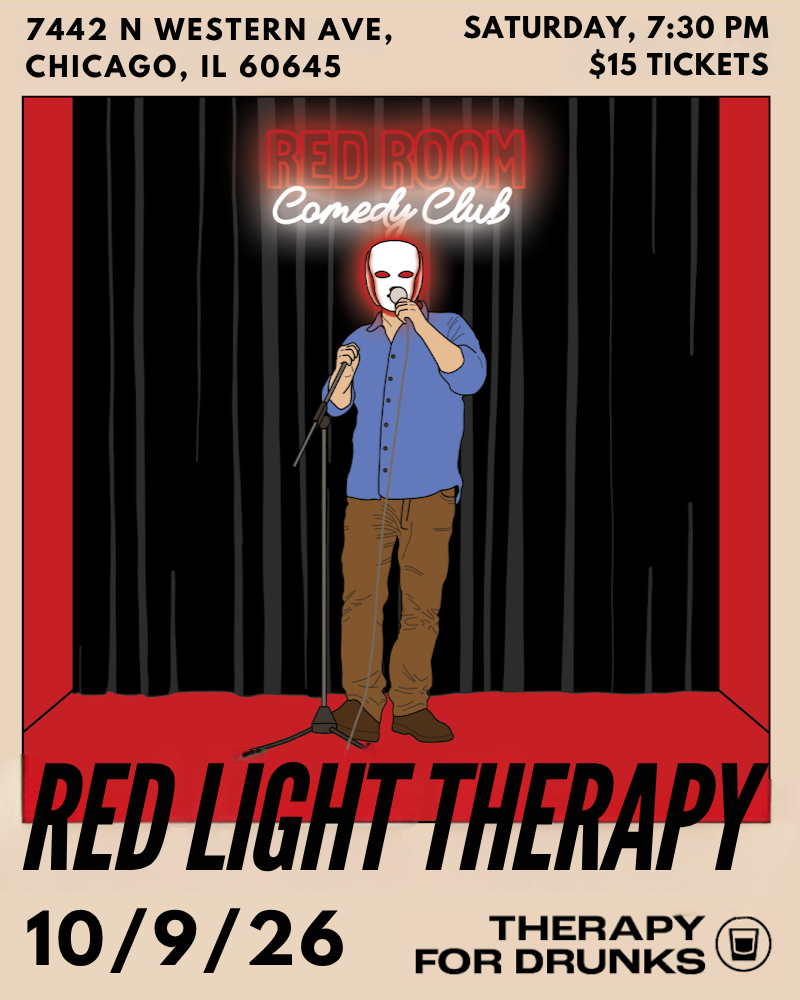 Red Light Therapy at RED ROOM Comedy Club