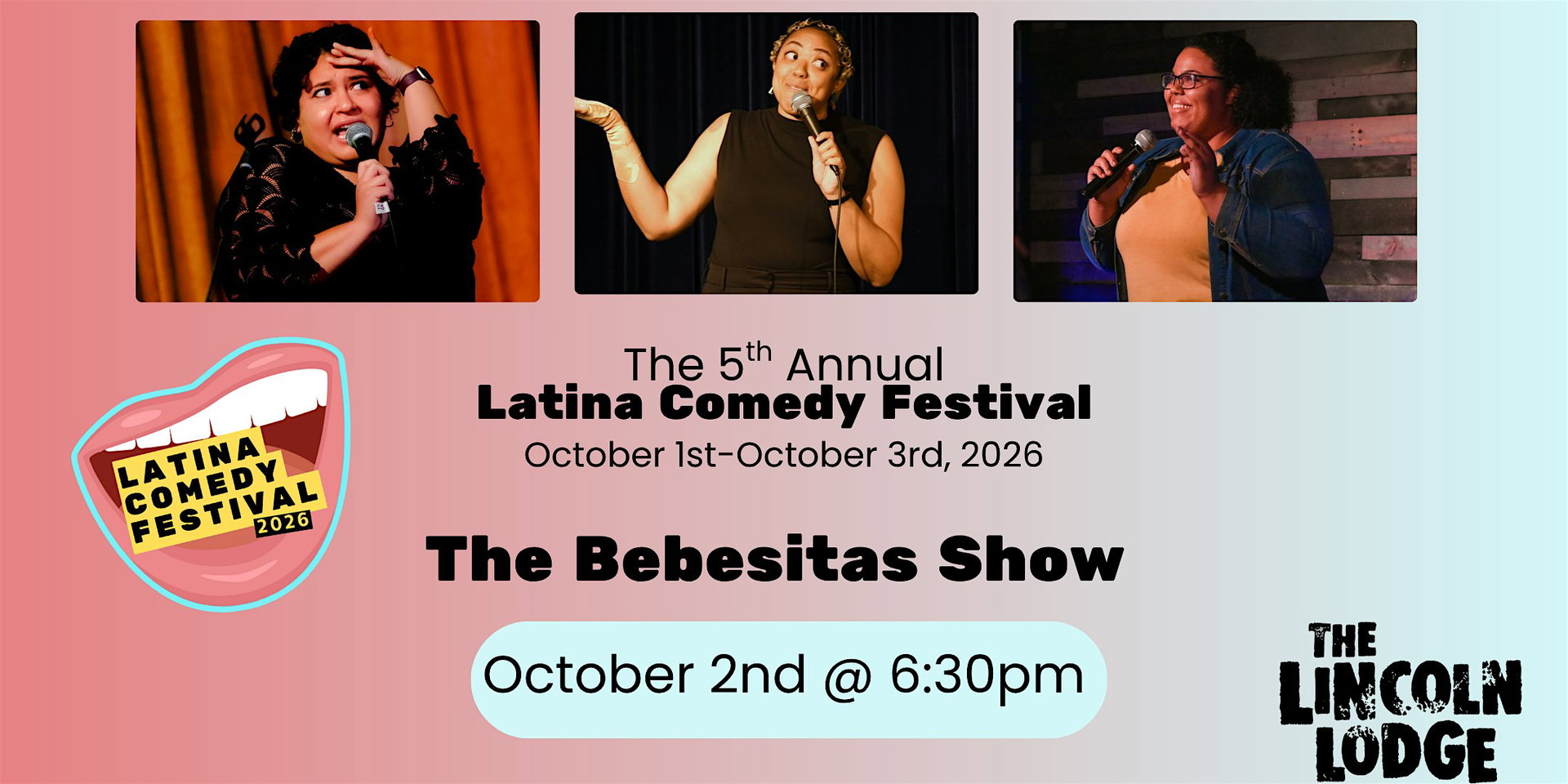 Latina Comedy Festival Presents at The Lincoln Lodge