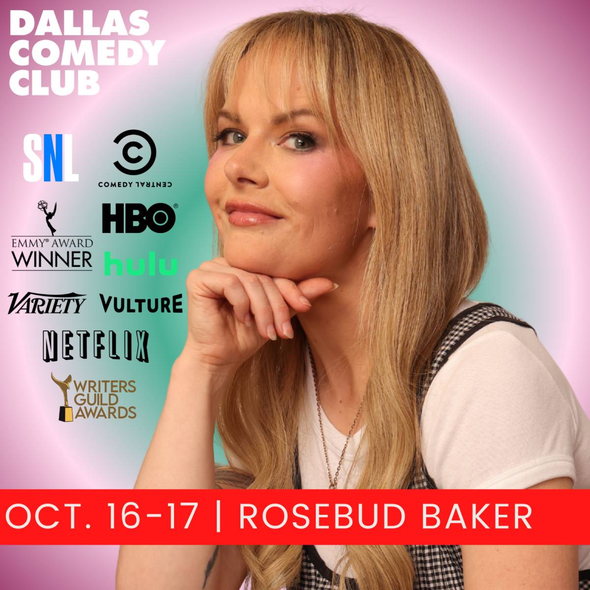 Rosebud Baker at Dallas Comedy Club