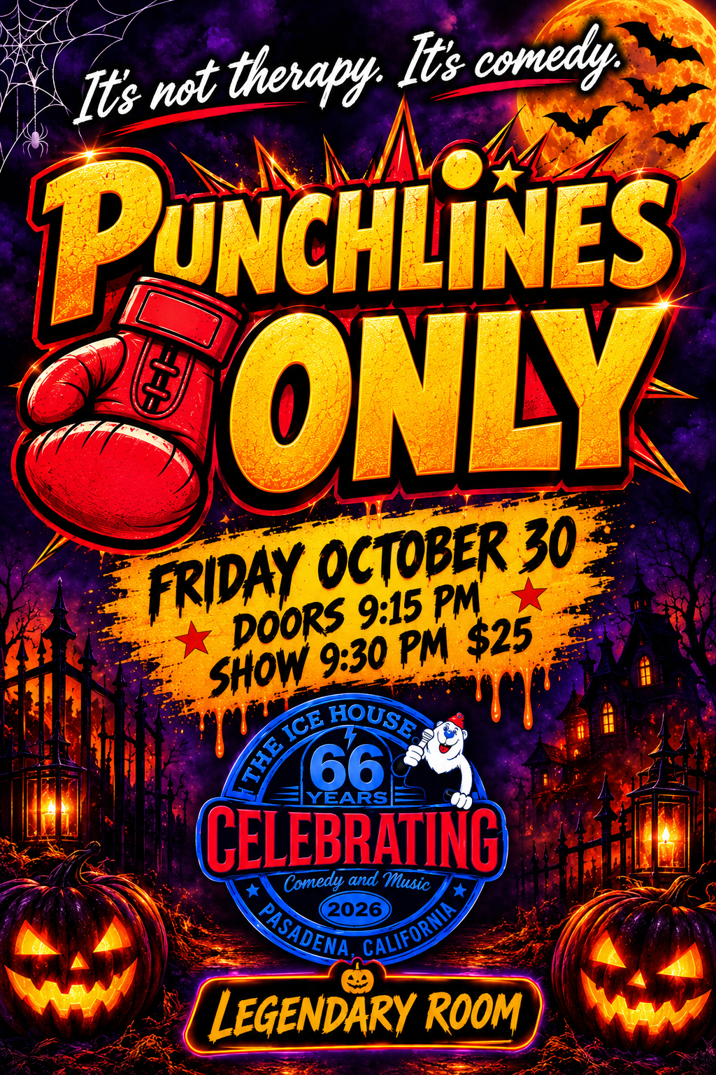 Punchlines Only at The Ice House