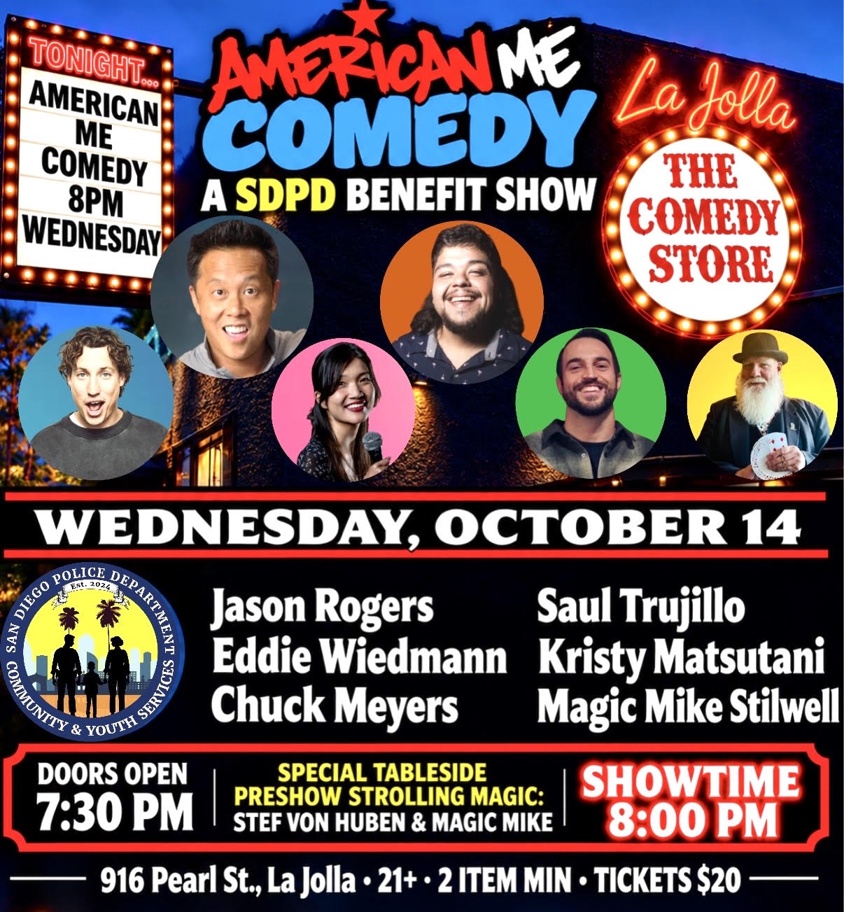 American Me Comedy at The Comedy Store La Jolla