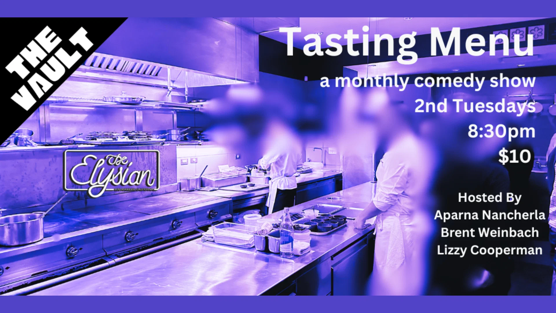 Tasting Menu Comedy at The Elysian Theater