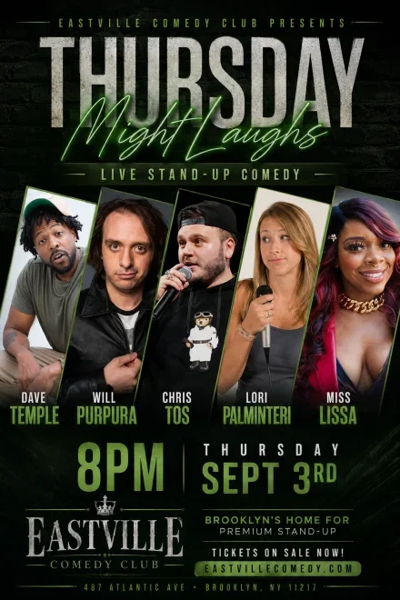 Thursday Night Laughs at Eastville Comedy Club