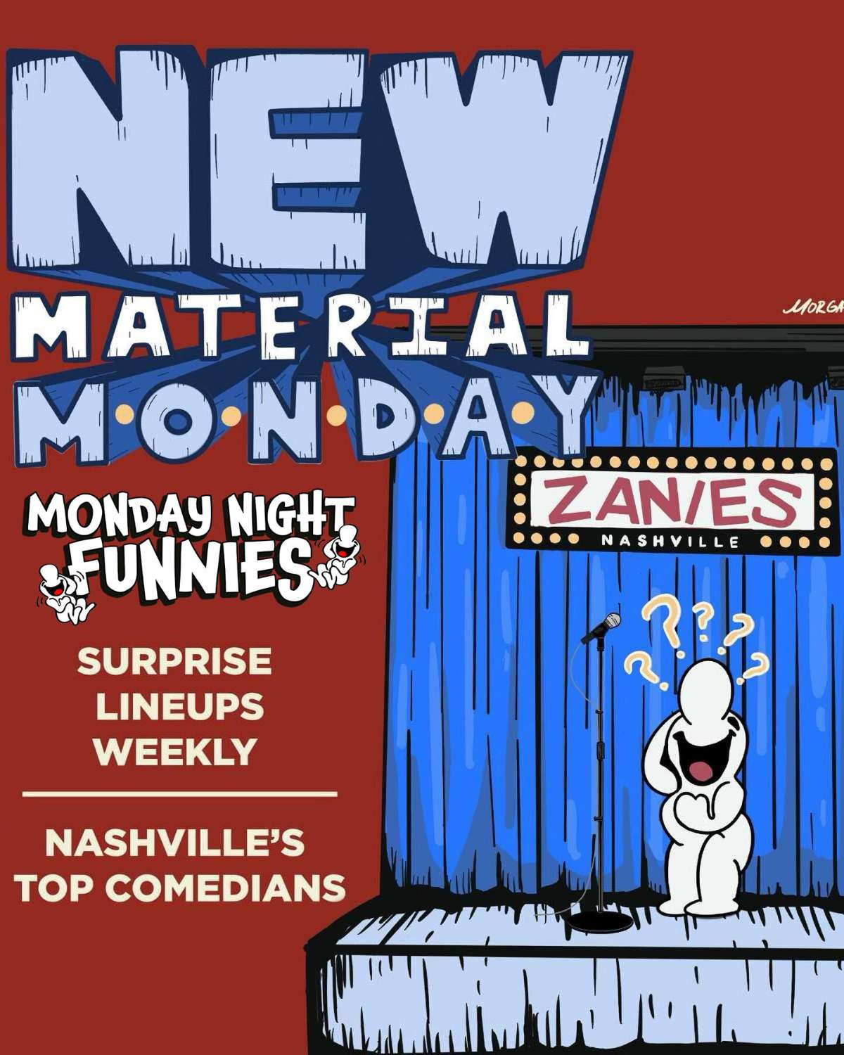 New Material Monday at Zanies Comedy Club Nashville