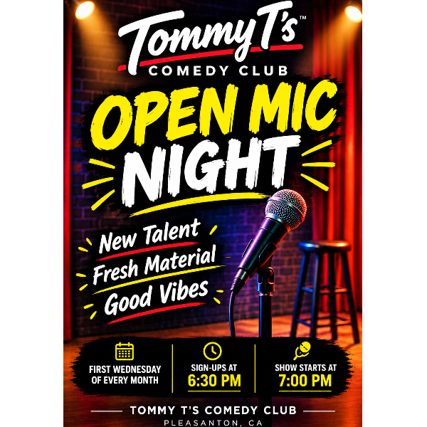 Open Mic Night at Tommy T's Comedy Club