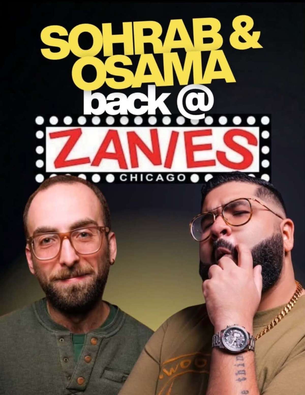 Sohrab & Osama at Zanies Comedy Club Chicago