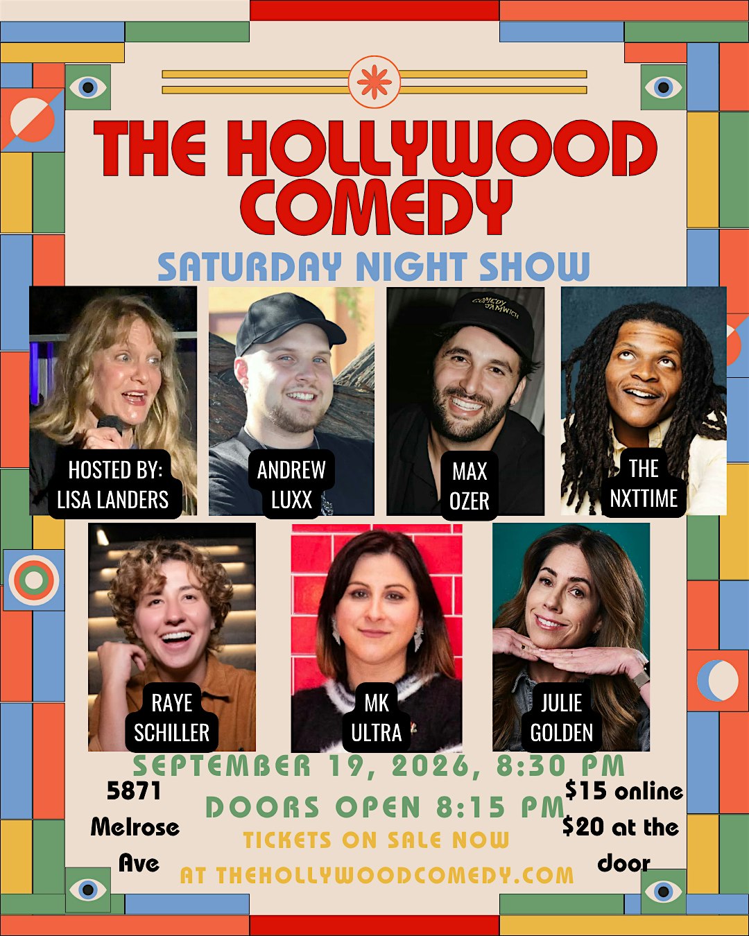 The Hollywood Comedy Saturday Night Show