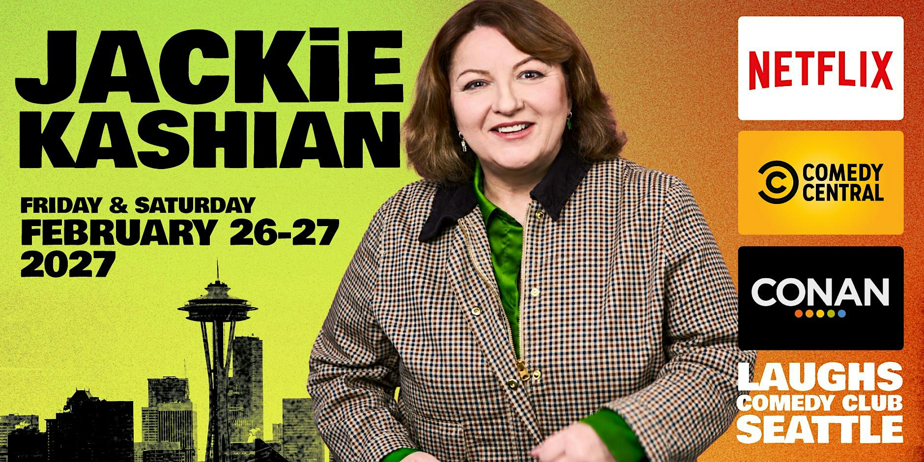 Jackie Kashian at Laughs Comedy Club