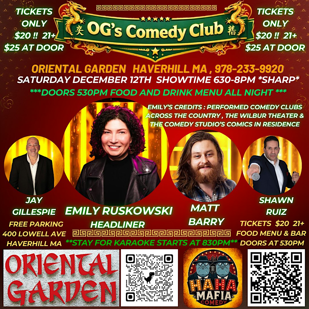 OG's Comedy Club Dinner Show at OG's Comedy Club