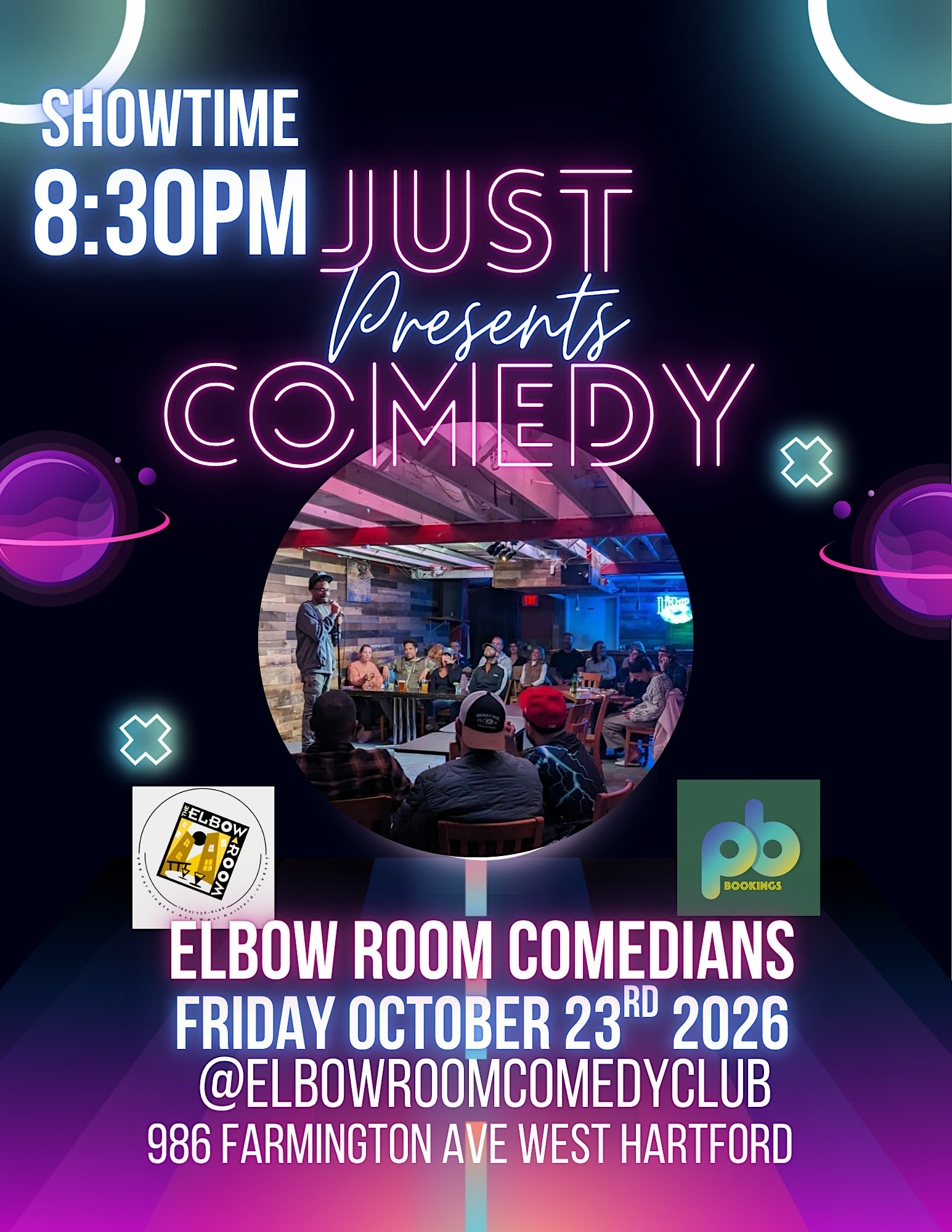 Just Comedy Show at Elbow Room Comedy Club