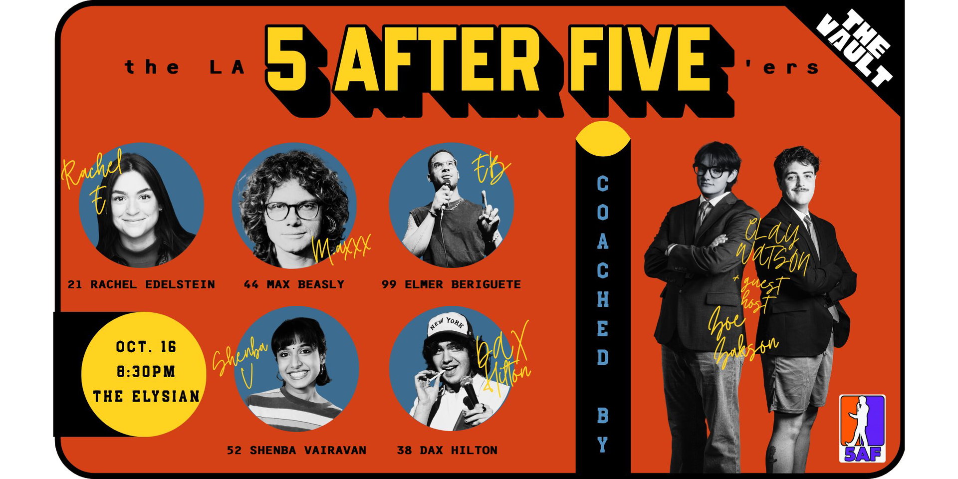 Five After 5 at The Elysian Theater