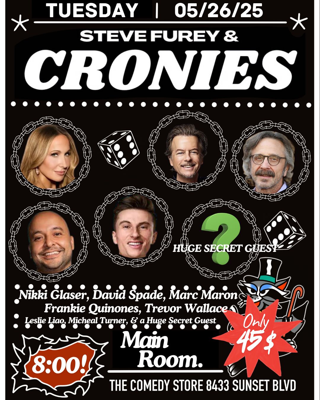 Steve Furey & Cronies at The Comedy Store