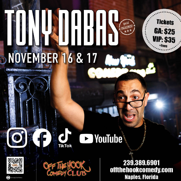 Tony Dabas at Off The Hook Comedy Club