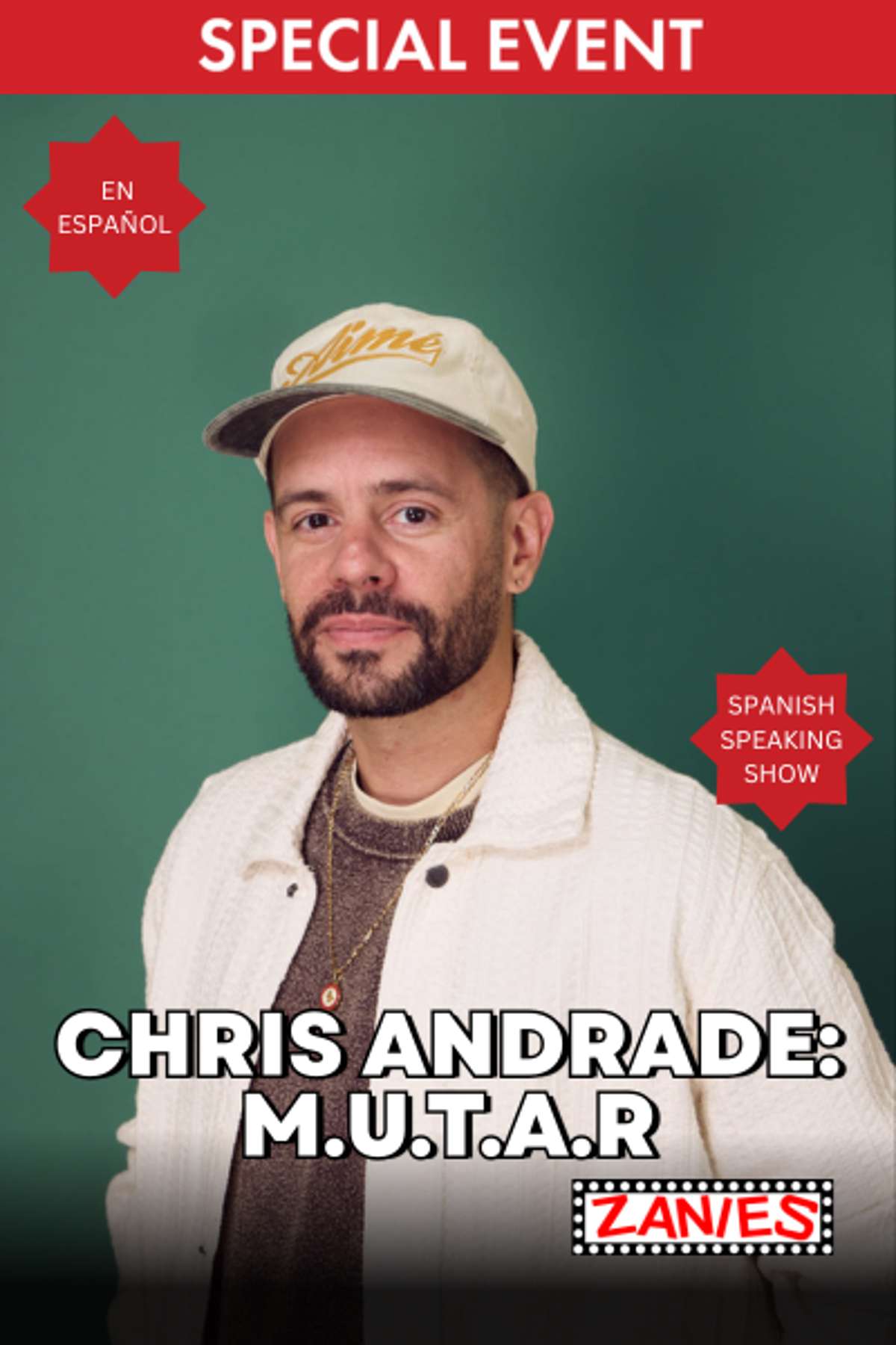 Chris Andrade: M.U.T.A.R at Zanies Comedy Club Rosemont