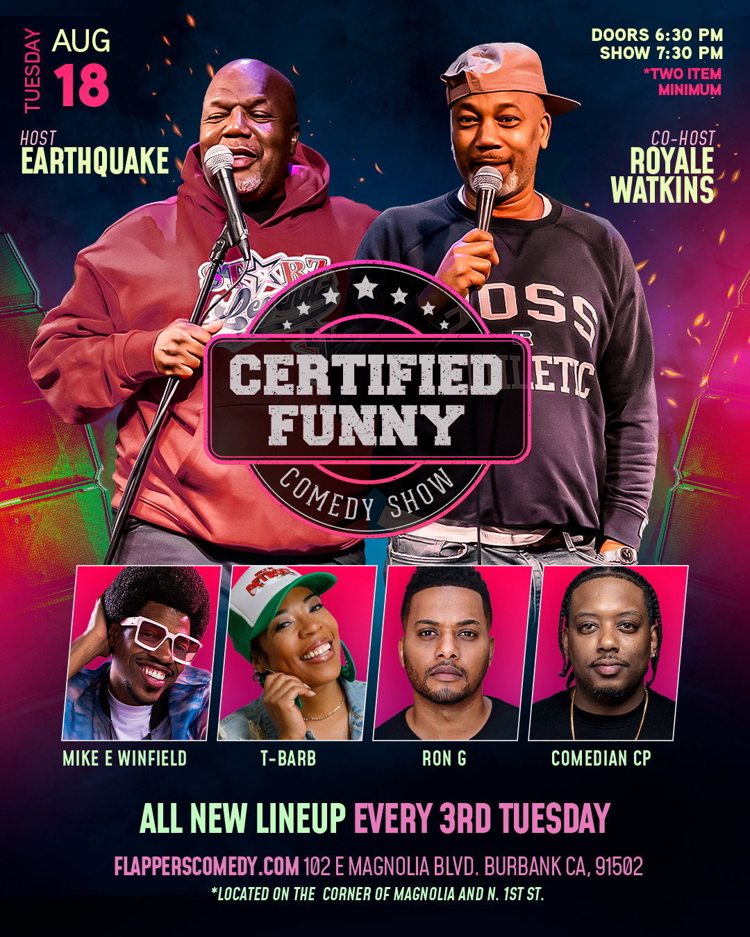 Certified Funny at Flappers