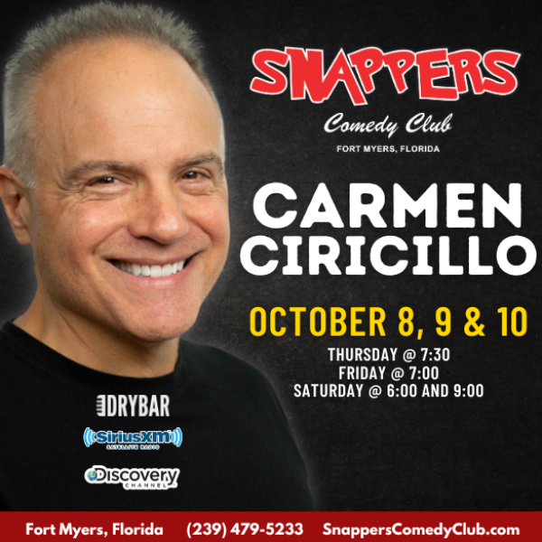 Carmen Ciricillo at Snappers Comedy Club Fort Myers
