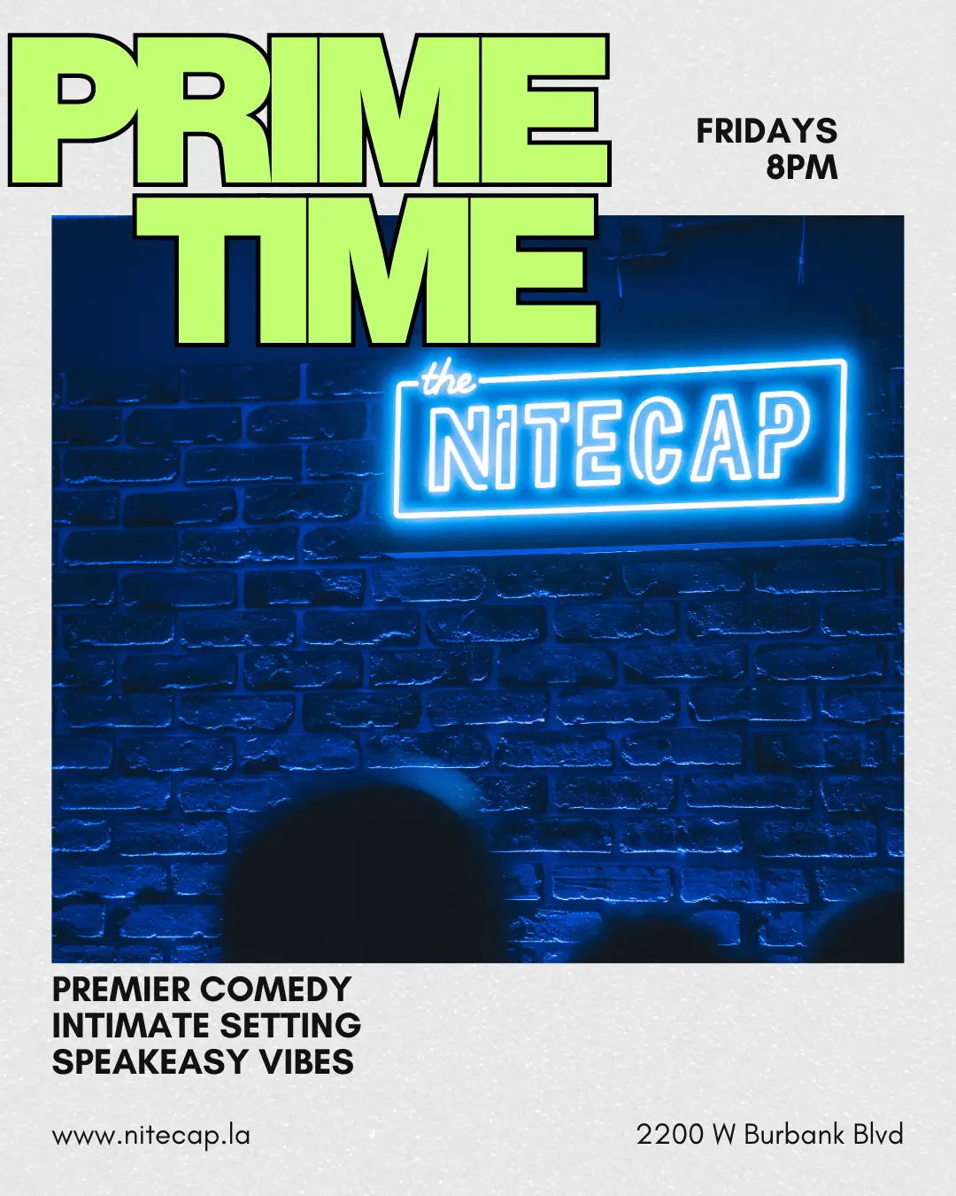Prime Time Comedy Fridays at The Nitecap