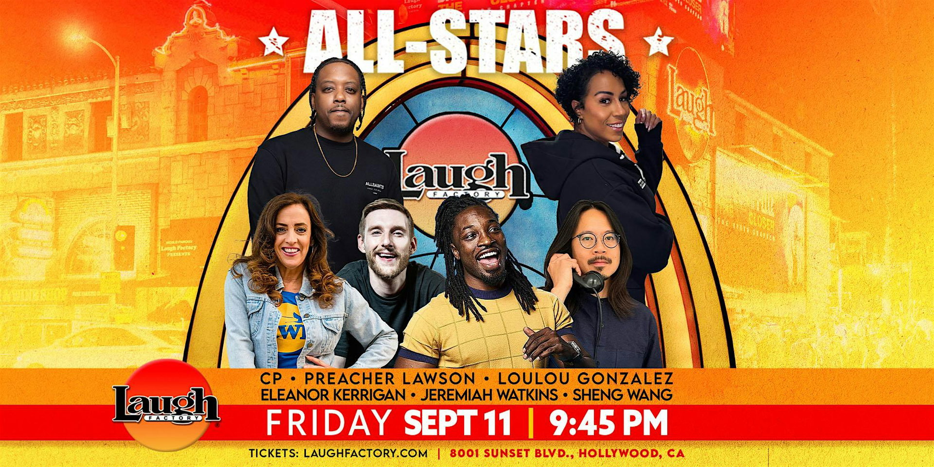 Friday Night All-Stars at The Laugh Factory Hollywood