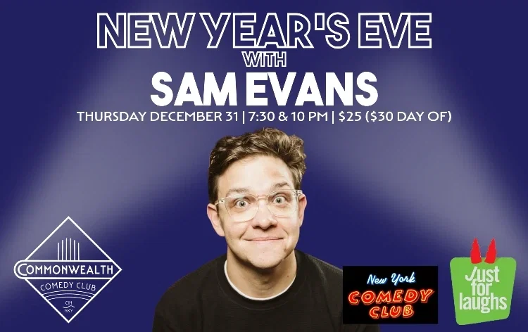 New Year's Eve with Sam Evans at Commonwealth Comedy Club