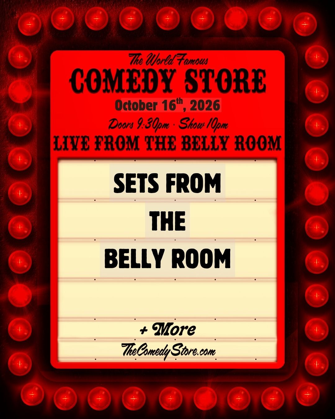 Sets from the Belly Room