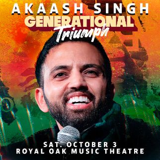 Akaash Singh at Royal Oak Music Theatre