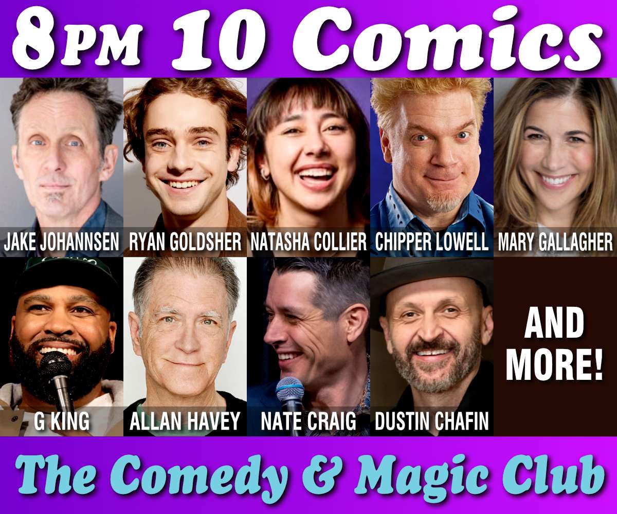 10 Comics Show at The Comedy & Magic Club