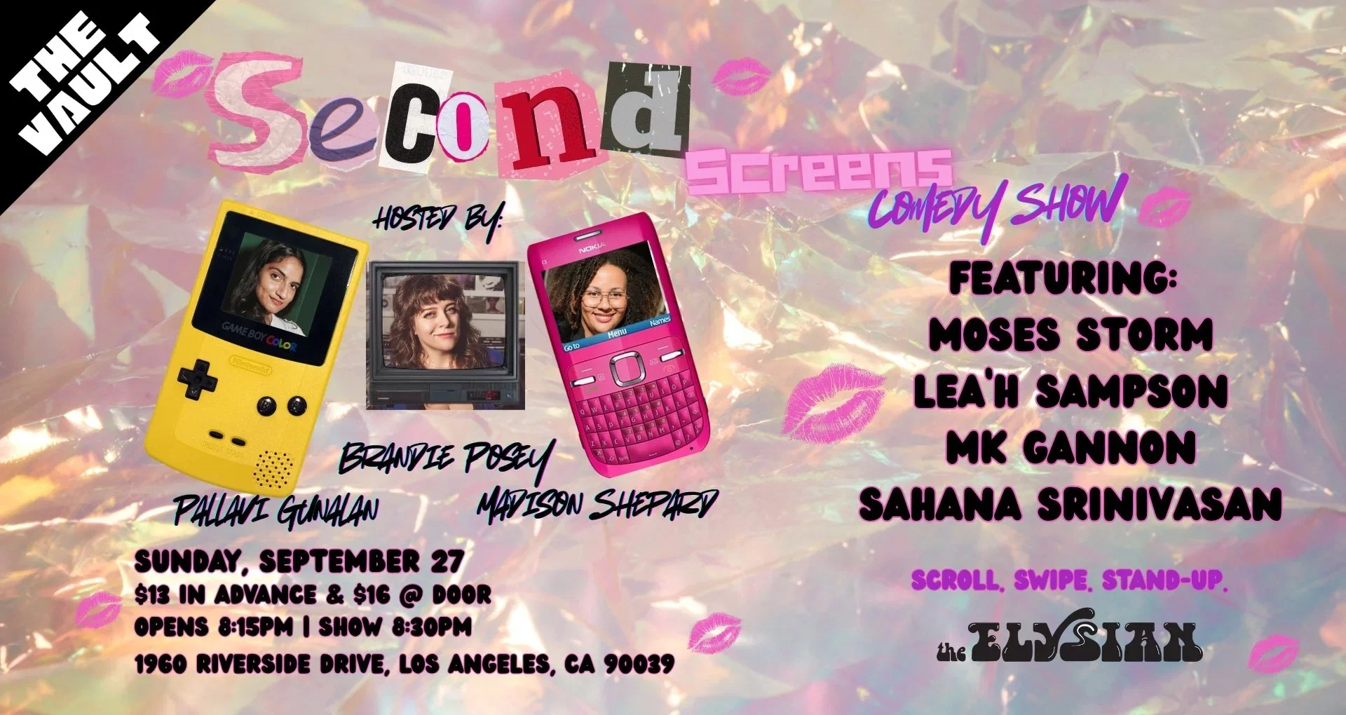 Second Screens Comedy at The Elysian Theater