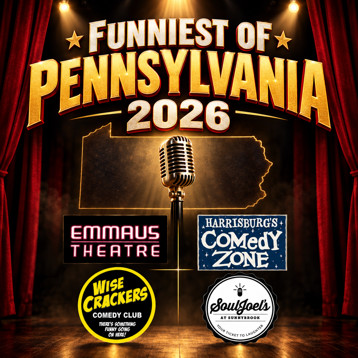 The Best of Pennsylvania’s Funniest at SoulJoel's Comedy Club