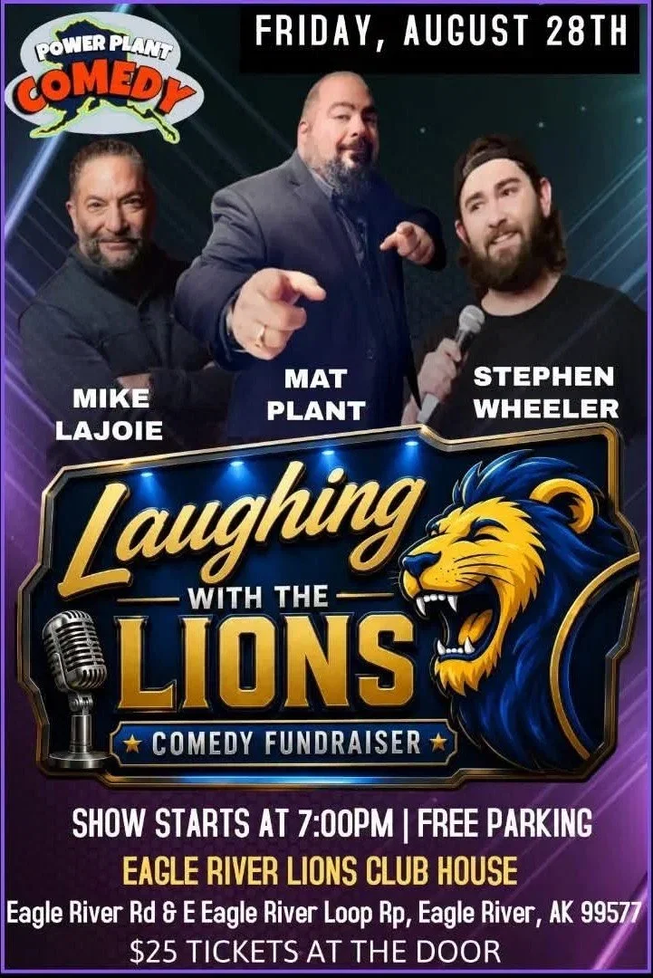 Laughing With the Lions Comedy Fundraiser at Rubber Ptarmigan Comedy
