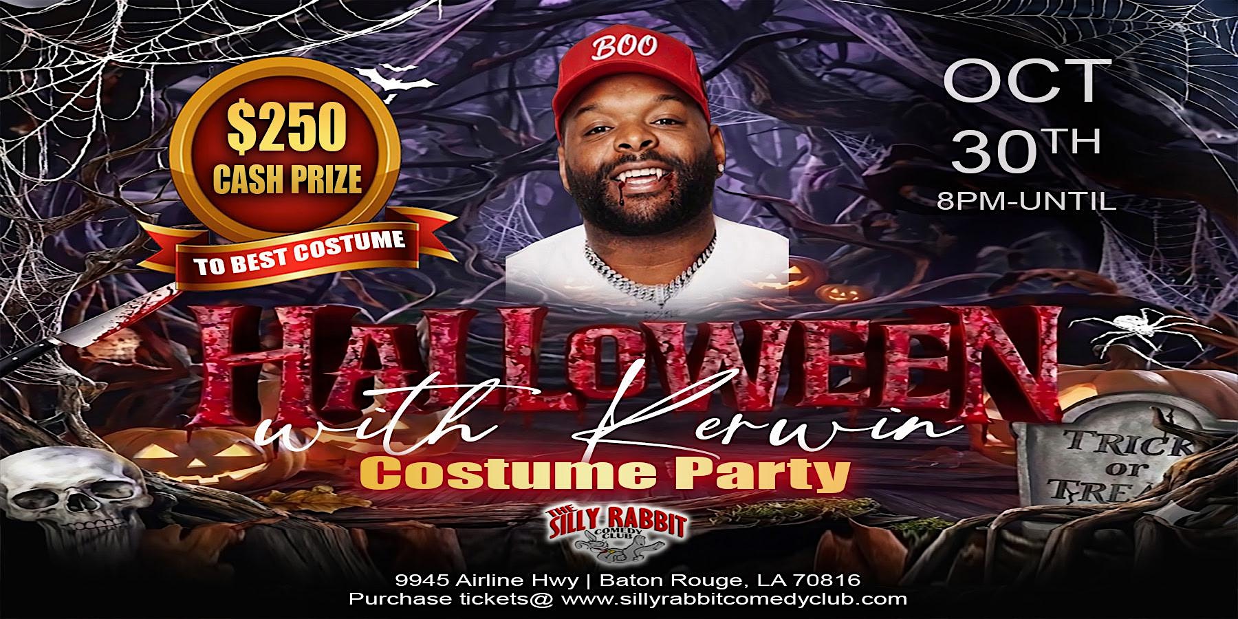 Halloween with Kerwin Claiborne at The Silly Rabbit Comedy Club
