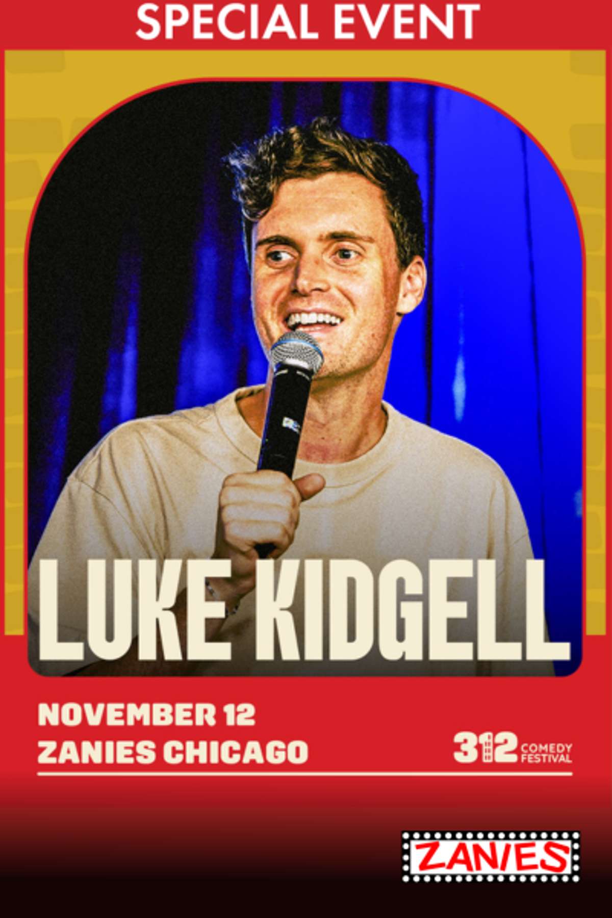 Luke Kidgell at Zanies Comedy Club Chicago