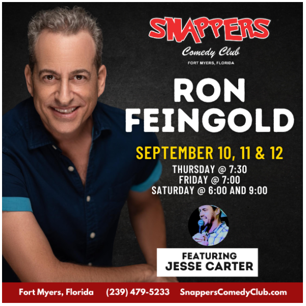 Ron Feingold at Snappers Comedy Club Fort Myers