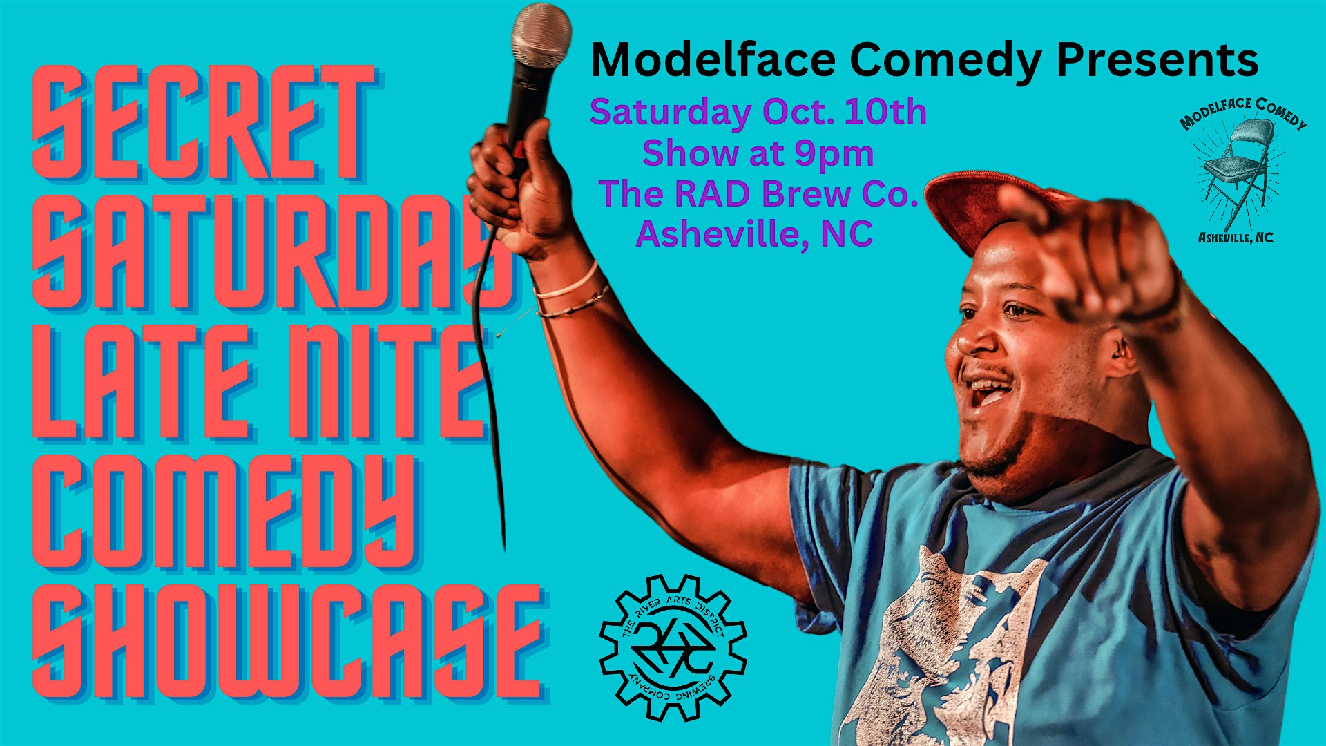 Secret Saturday Late Nite Comedy Showcase at Modelface Comedy