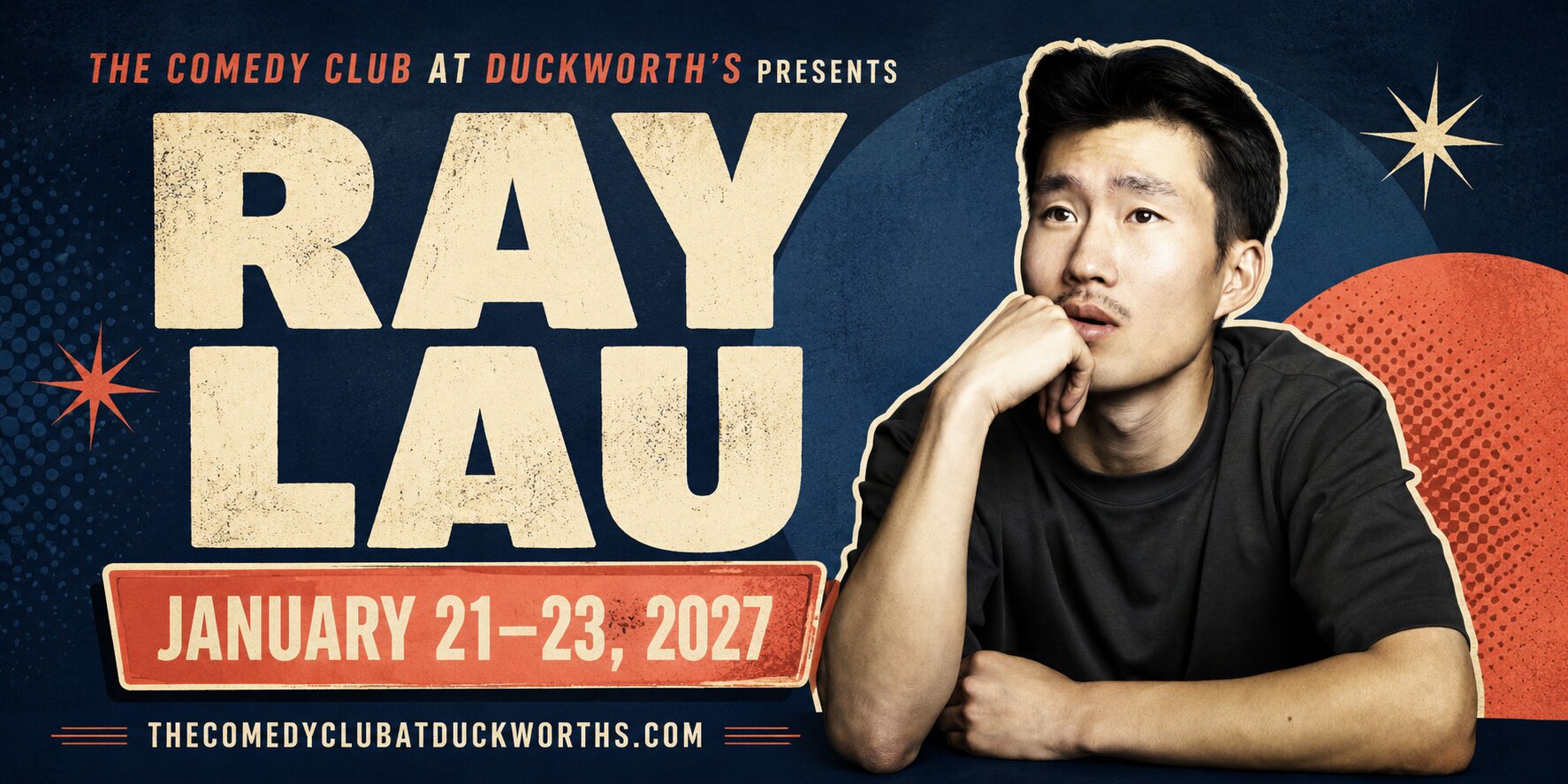 Ray Lau at The Comedy Club at Duckworth's