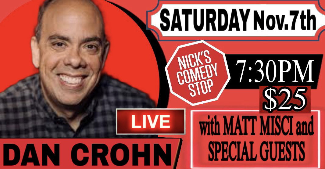 Dan Crohn LIVE at Nick's Comedy Stop