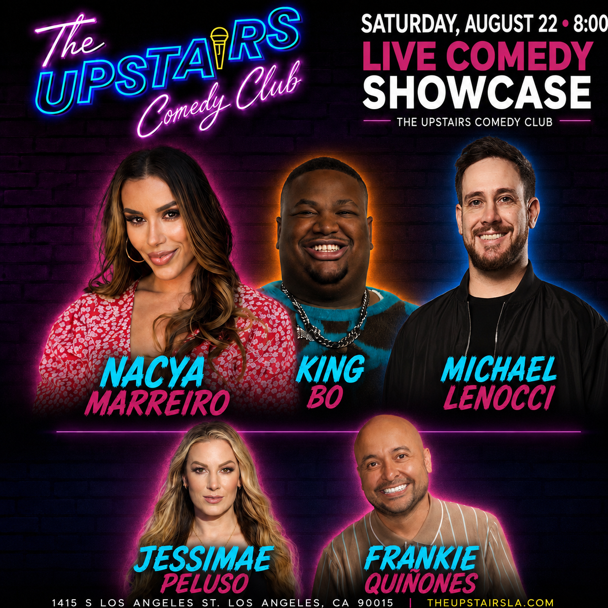 The Upstairs Comedy Showcase at The Upstairs Comedy Club
