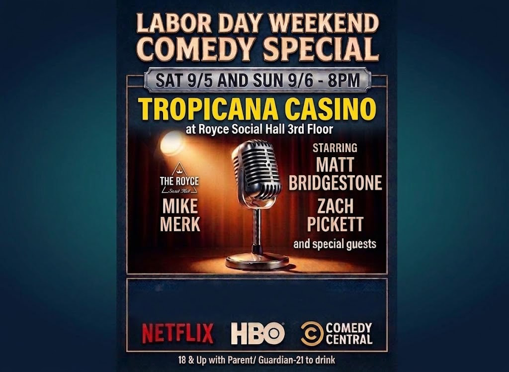 Labor Day Weekend Comedy Special at Comedy at the Royce